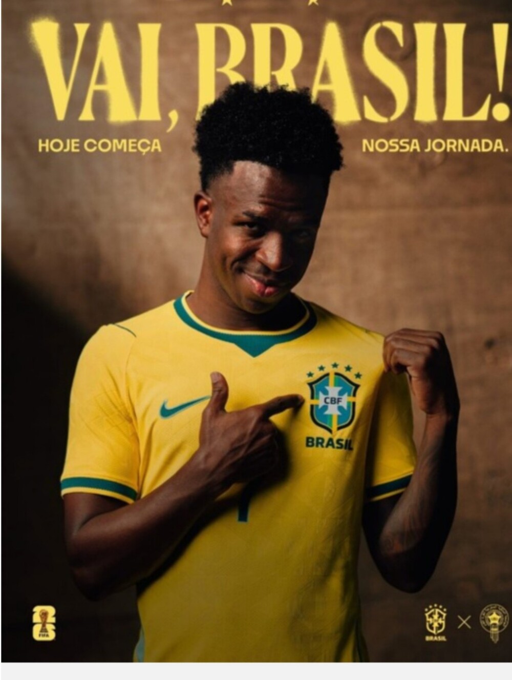 National Soccer Jersey T Shirt Brasil